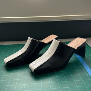 Circus by Sam Eldelman Tamara Women’s Patent Leather Slip on Mules